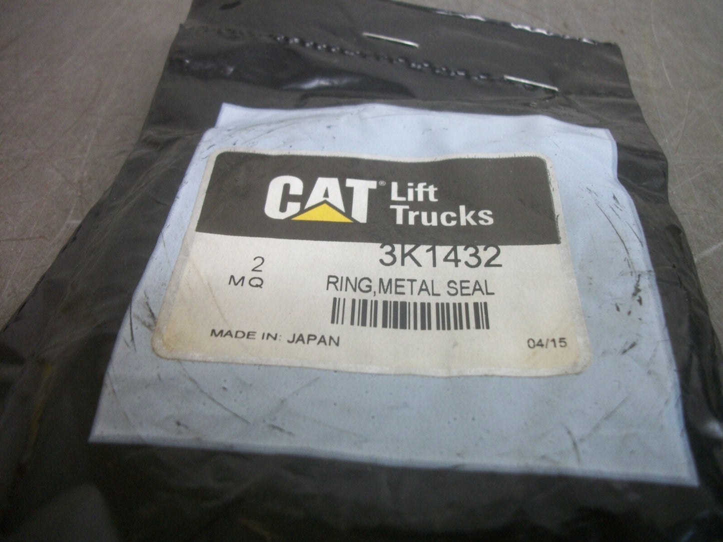 CAT LOT OF 6 METAL SEAL RINGS 3K1432 NEW