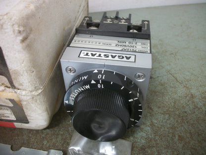 AGASTAT TIME DELAY RELAY 7012AF 120VCOIL 1-10MIN NEW