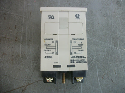 REDINGTON LOW-IMPEDANCE SWITCH DIGITAL COUNTER MODULE 7601-72ADC