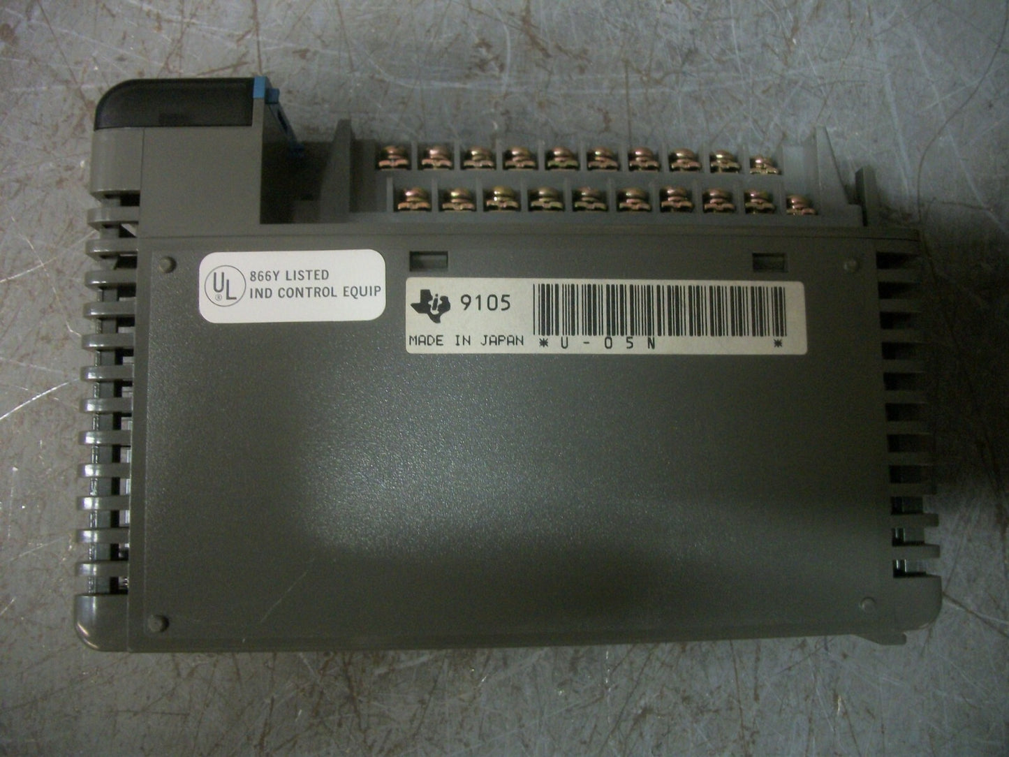 TEXAS INSTRUMENTS 9105 PLC INPUT MODULE U-05N