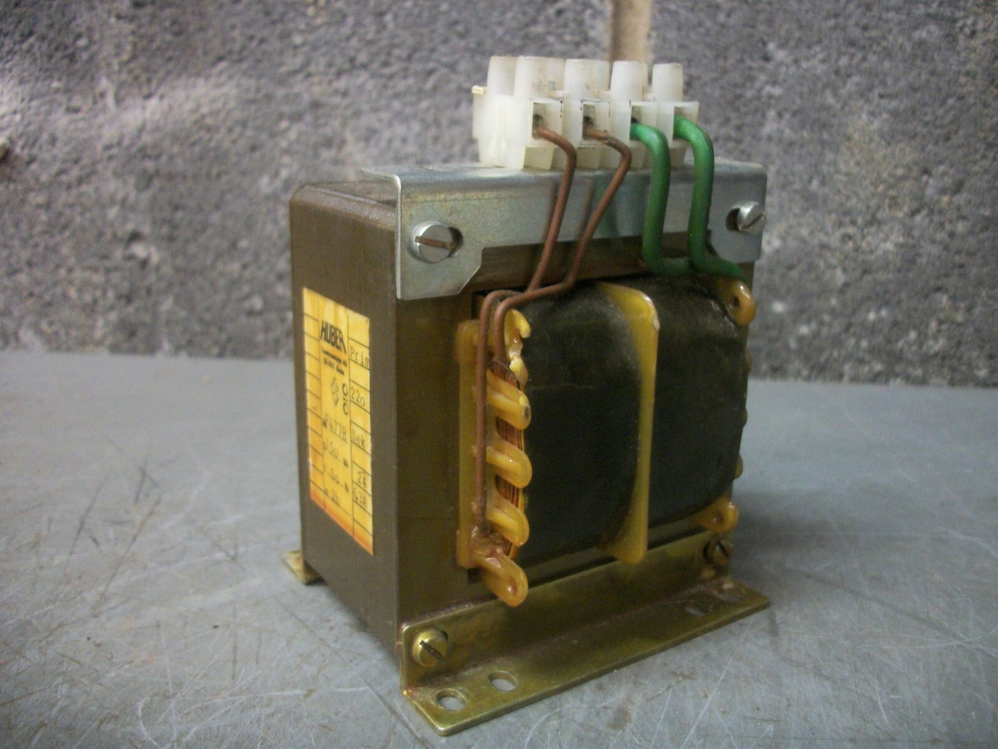 HUBER 150VA 1PH TRANSFORMER F4778 HV 220 LV 24