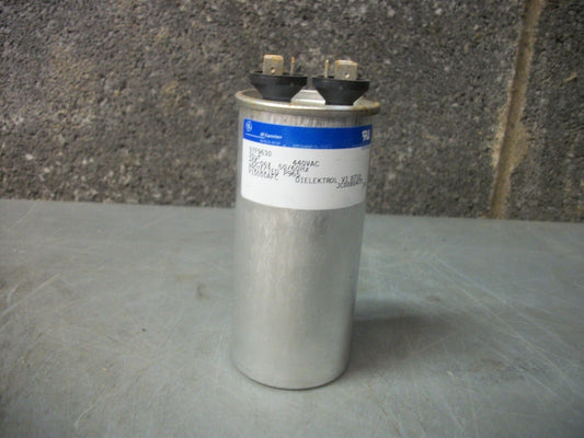 GE 20uF DIELEKTROL CAPACITOR 97F9630 440VOLT NOB