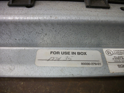 SQUARE D LOAD CENTER PANELBOARD INTERIOR ONLY FOR USE IN MH35 80030-279-01 3PH