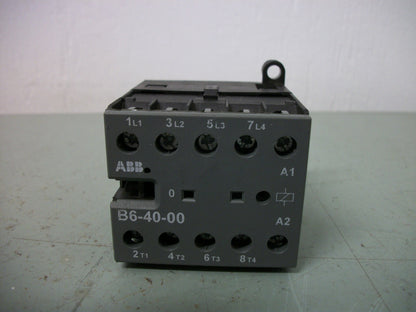 ABB MINI CONTACTOR B6-40-00 24VCOIL 12AMP 3PH 600V 1HP