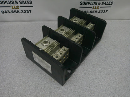 MARATHON POWER DISTRIBUTION TERMINAL BLOCK 1453579 380AMP 600VOLT 3POLE