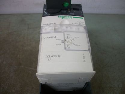 SCHNEIDER TELEMECANIQUE LUB32 TESYS MOTOR CONTROLLER LUCA32FU 8-32AMP\