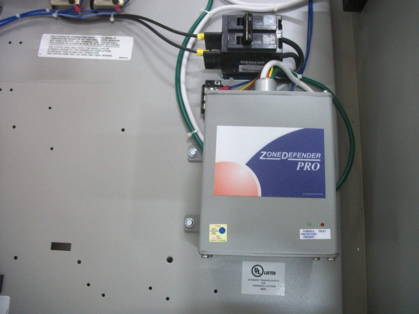 GENERAC AUTOMATIC TRANSFER SWITCH TYPE 3R GTS040W-2A2LDNCY 400AMP 480VOLT NEW