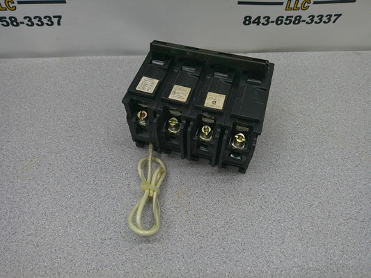 SIEMENS BL CIRCUIT BREAKER B350H00S01 50AMP 240VOLT 3POLE W/SHUNT CHIPPED