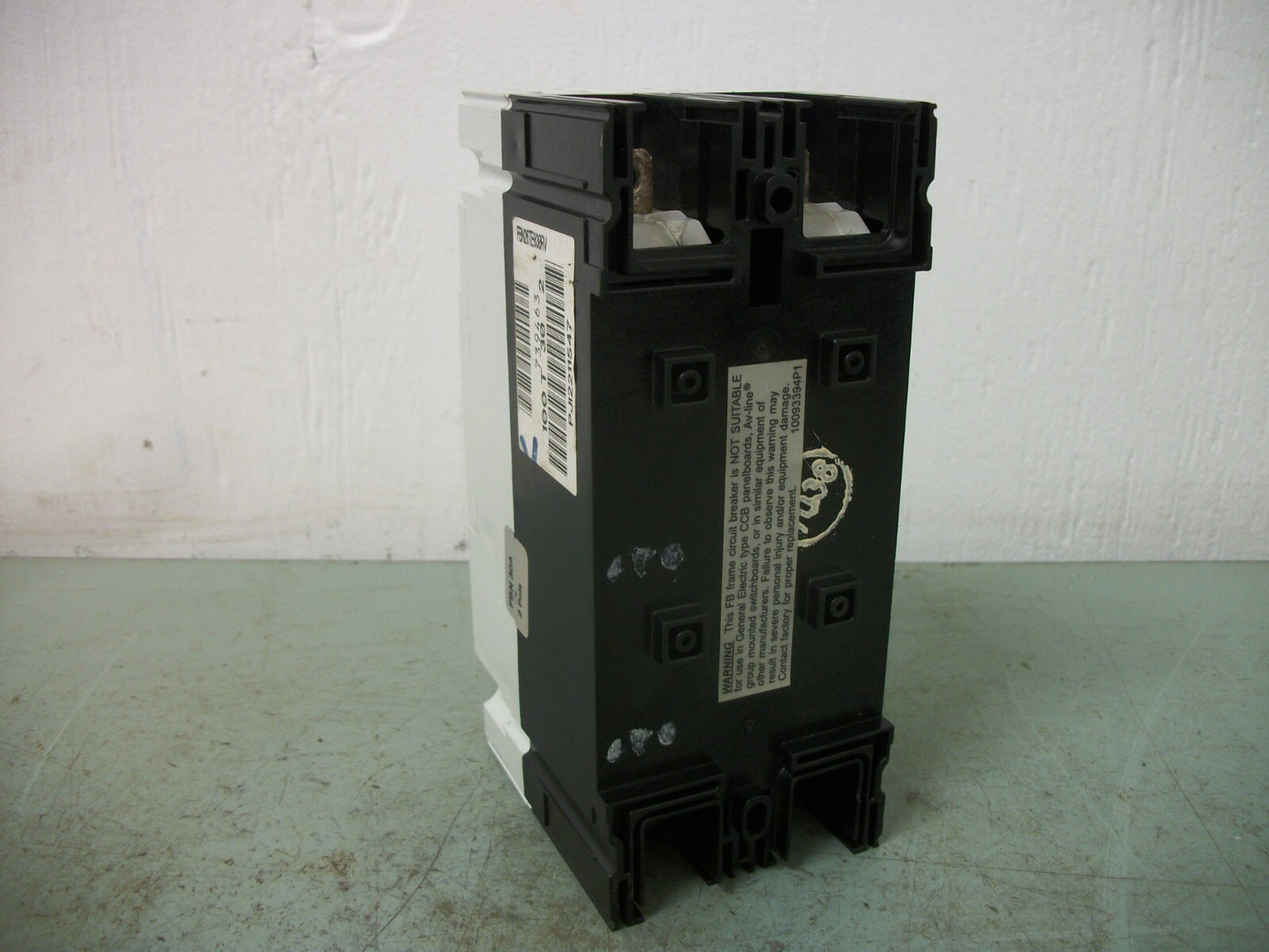 GE RECORD PLUS FBN CIRCUIT BREAKER FBN26TE030RV 30AMP 600VOLT 2POLE