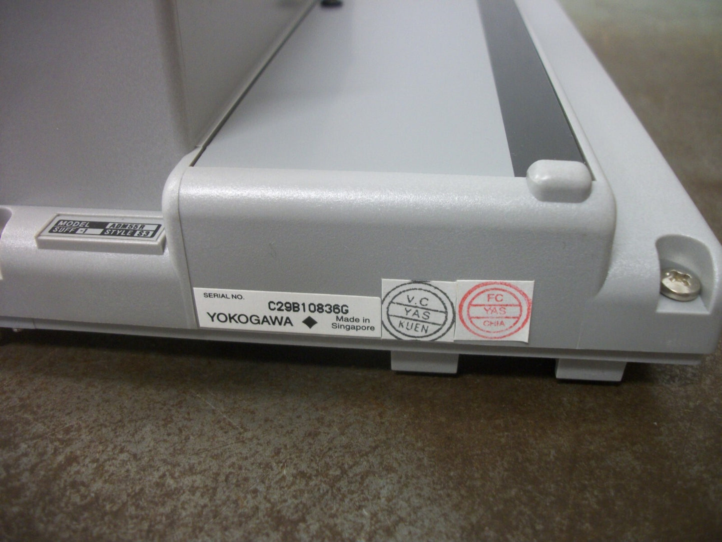 YOKOGAWA RELAY INPUT/OUTPUT MODULE ADT16B W/CONTROL BOARD ADM55R NOB