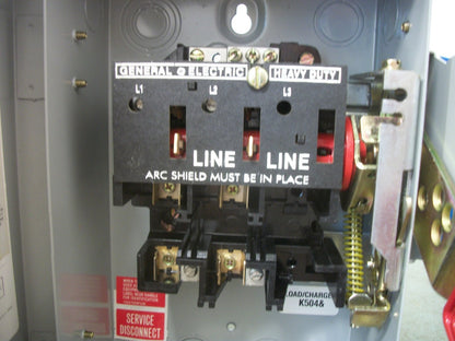 GE DISCONNECT TYPE 1 TH3221 30AMP 240VOLT 2POLE FUSIBLE NIB