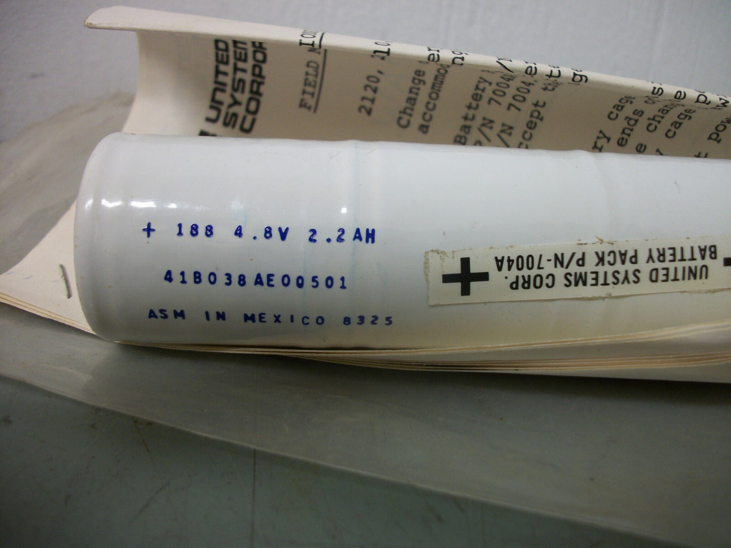 DIGITEC UNITED SYSTEMS CORP BATTERY PACK 7004A 4.8VOLT 2.2AH NEW