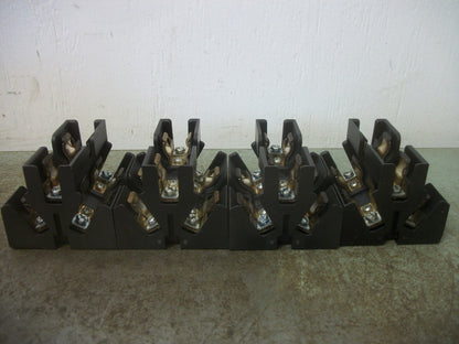 BUSSMANN LOT OF 4 CLASS J PYRAMID FUSEHOLDERS JP60030-3PR 30AMP 600VOLT 3POLE