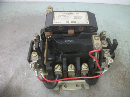 GE SIZE 2 MOTOR STARTER CR106D0 45AMP 600VCOIL 3PH 600V 25HP