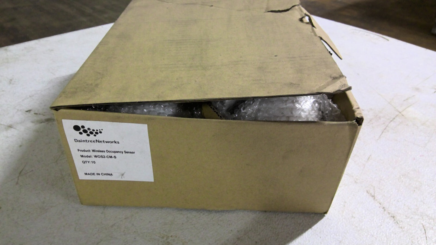 DAINTREE NETWORKS BOX OF 10 WIRELESS OCCUPANCY SENSORS WOS2-CM-S NIB