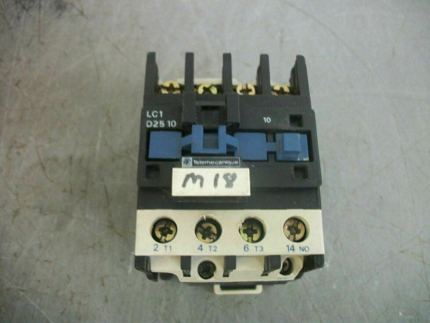 TELEMECANIQUE CONTACTOR LC1D2510G6 40AMP 120VCOIL 3PH 600V 20HP
