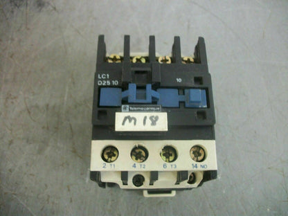 TELEMECANIQUE CONTACTOR LC1D2510G6 40AMP 120VCOIL 3PH 600V 20HP
