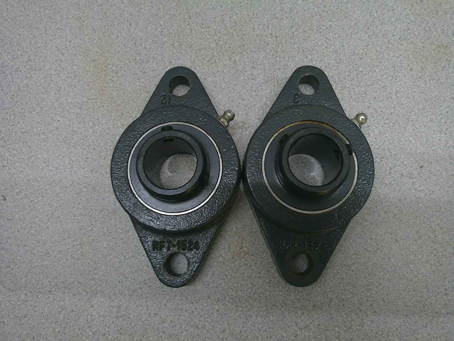 BROWNING LOT OF 2 2-BOLT FLANGE BEARINGS VF2S-216