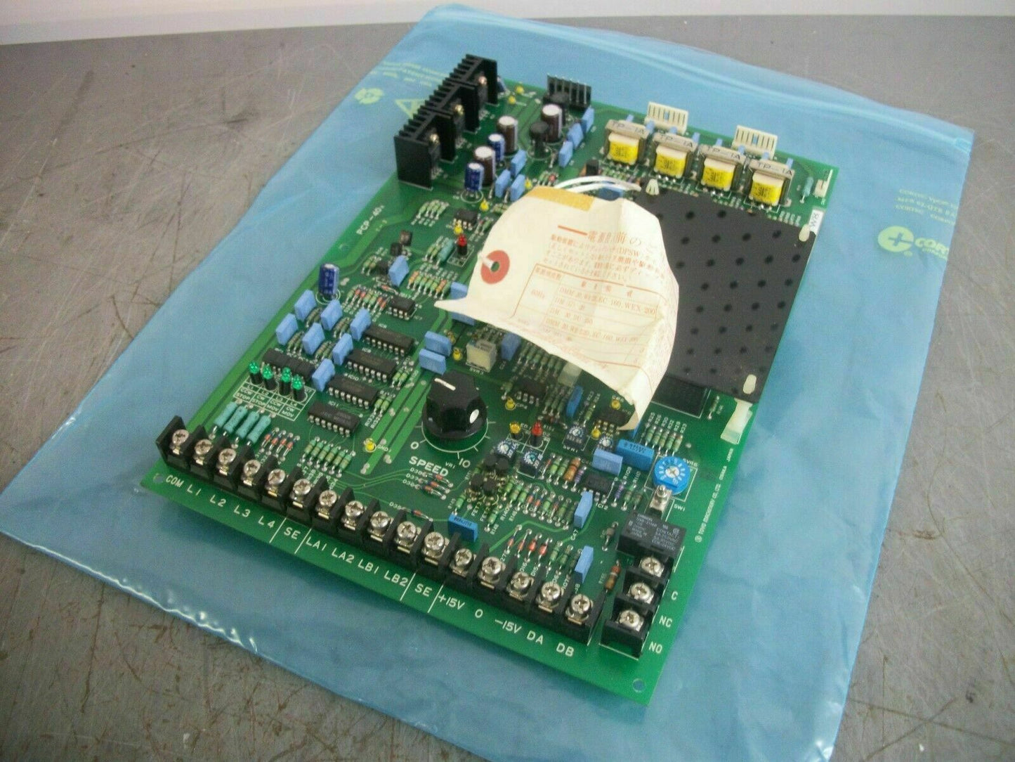 TOYO MACHINERY P-40S MOTOR SPEED CONTROLLER BOARD PCP-40 NEW