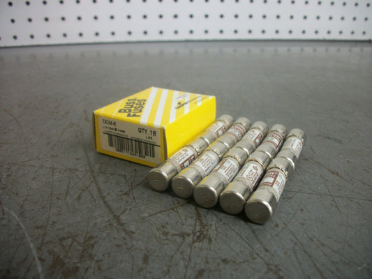BUSSMANN BOX OF 10 LIMITRON FUSES DCM8 8AMP 600VOLT NIB