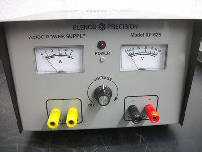 ELENCO PRECISION AC/DC VARIABLE ANALOG POWER SUPPLY XP-625