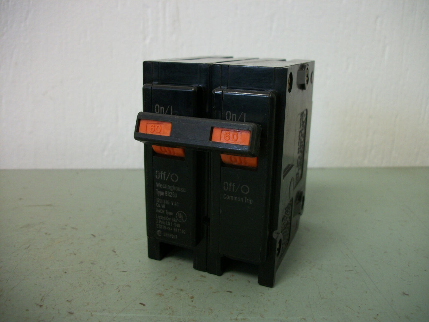 WESTINGHOUSE BR CIRCUIT BREAKER BR260 60AMP 240VOLT 2POLE