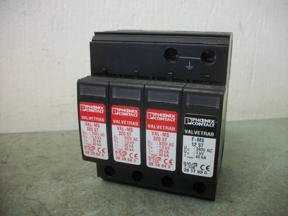 PHOENIX CONTACT VALVTRAB SURGE ARRESTER VAL-MS 320/3+1