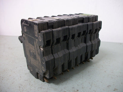 FEDERAL PACIFIC LOT OF 9 NC CIRCUIT BREAKERS NC115 NC120 15-20AMP 240VOLT 1POLE