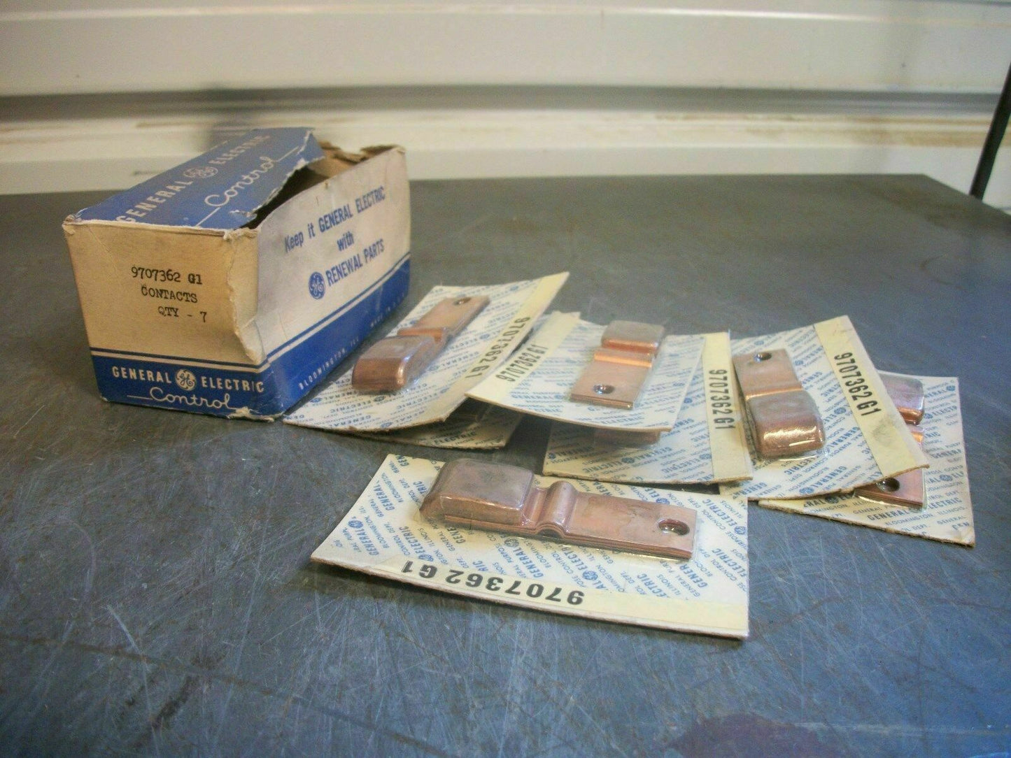 GE BOX OF 7 FINGER CONTACTS 9707362G1 *NIB*