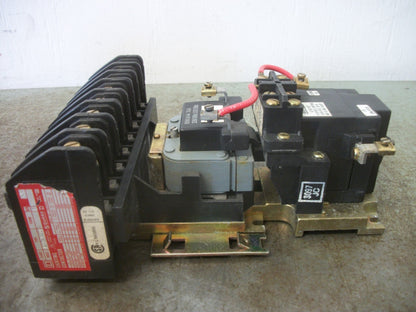 SQUARE D 30AMP 8POLE LIGHTING CONTACTOR 8903LX01200 120VCOIL