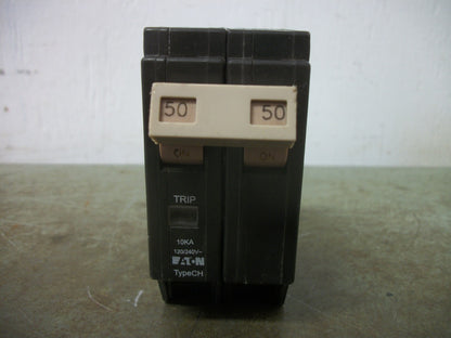 CUTLER-HAMMER EATON CH CIRCUIT BREAKER CH250 50AMP 240VOLT 2POLE