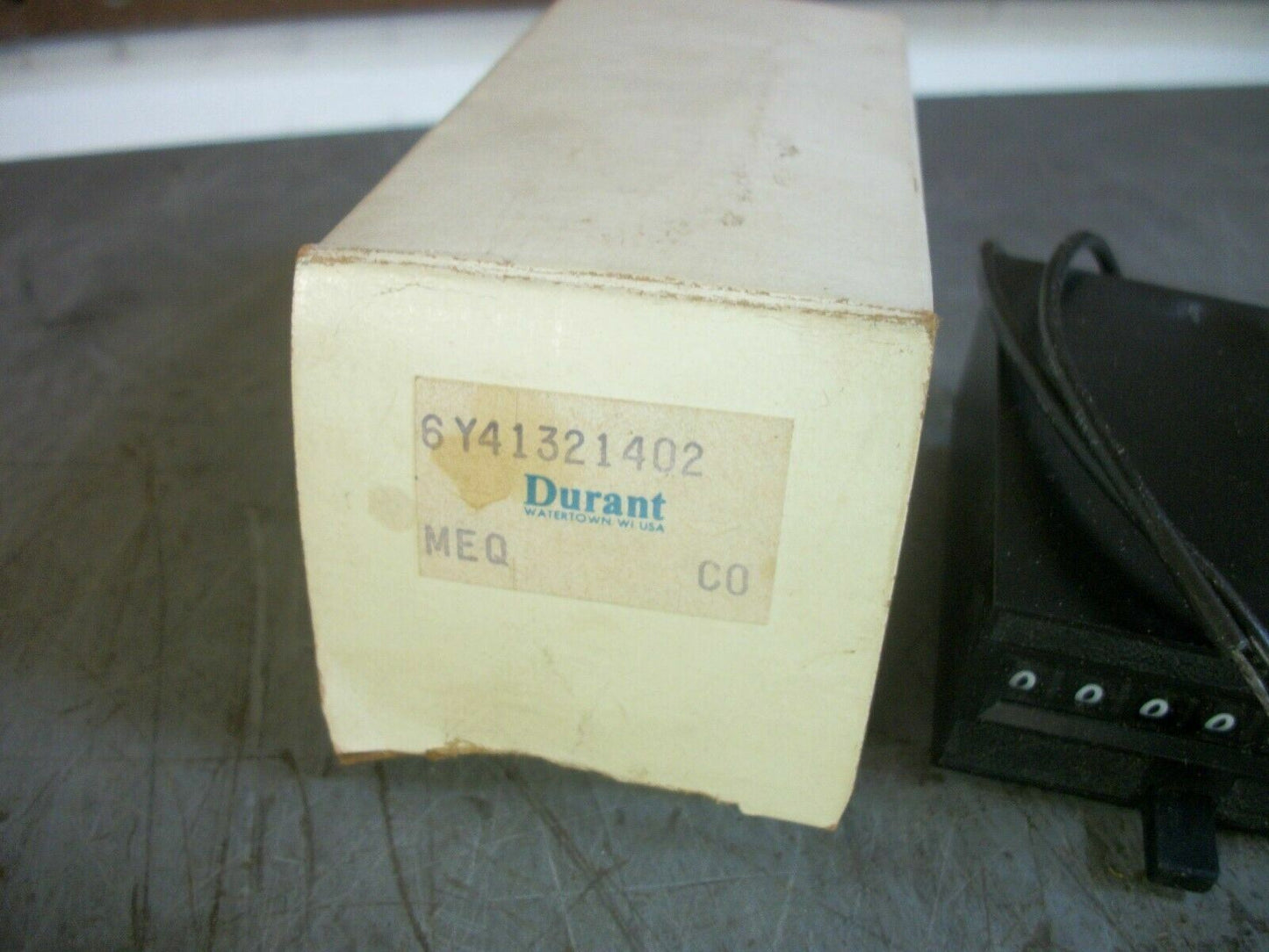 DURANT 6-DIGIT ANALOG COUNTER MODULE 6-Y-41321-402-MEQ-U NIB