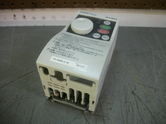 MITSUBISHI FREQROL S500 0.2KW INVERTER DRIVE FR-S520E-0.2K 1.4AMP 3PH 240VOLT
