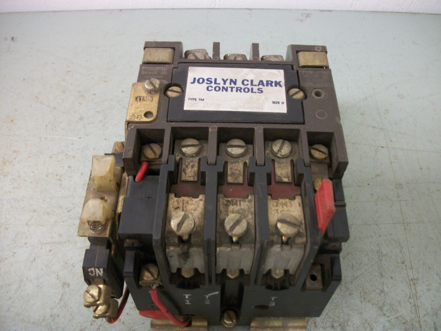 JOSLYN CLARK SIZE 0 MOTOR STARTER T13U030 18AMP 240VCOIL 3PH 600V 5HP