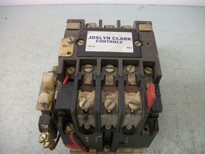 JOSLYN CLARK SIZE 0 MOTOR STARTER T13U030 18AMP 240VCOIL 3PH 600V 5HP
