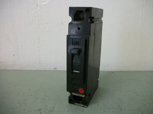 GE TED CIRCUIT BREAKER TED113020 20AMP 277VOLT 1POLE