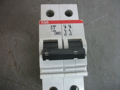 ABB MINI CIRCUIT BREAKER S262C3 3AMP 400VOLT 2POLE