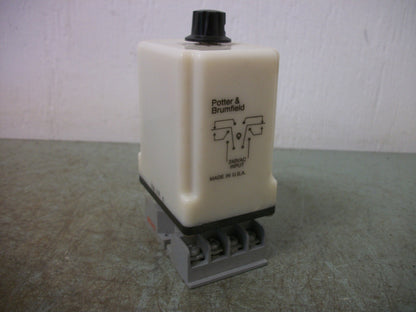 POTTER & BRUMFIELD TIME DELAY RELAY CHB-38-80001 1.0-10SEC 240VOLT 10AMP