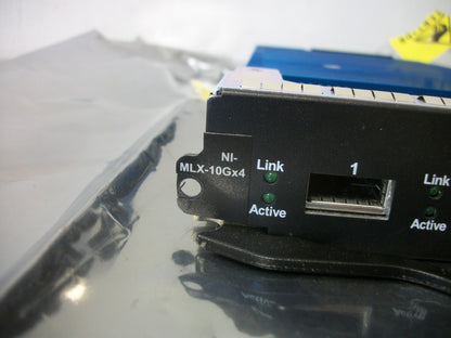 BROCADE NETIRON SERIES MLX 4-PORT 10GB EXPANSION MODULE NI-MLX-10GX4
