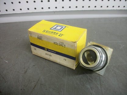 SQUARE D 2-POSITION MAINTAINED SELECTOR SWITCH 9001KS11H13 NO KNOB NIB