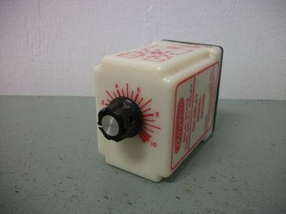 DAYTON SOLID STATE TIME ON DELAY RELAY 5X828E 0.1-10SEC