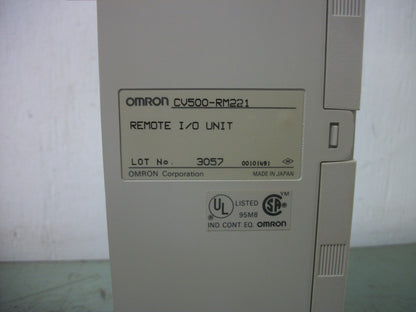 OMRON PLC REMOTE I/O UNIT CV500-RM221