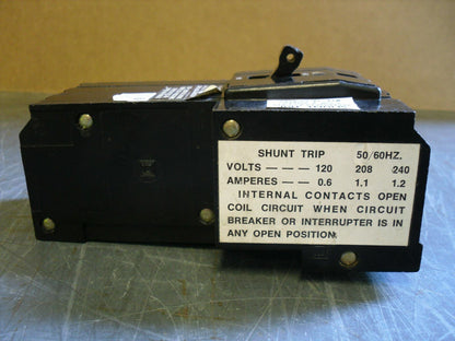 SQUARE D Q1B CIRCUIT BREAKER Q1B3701021 70AMP 240VOLT 3POLE W/SHUNT *NOB*