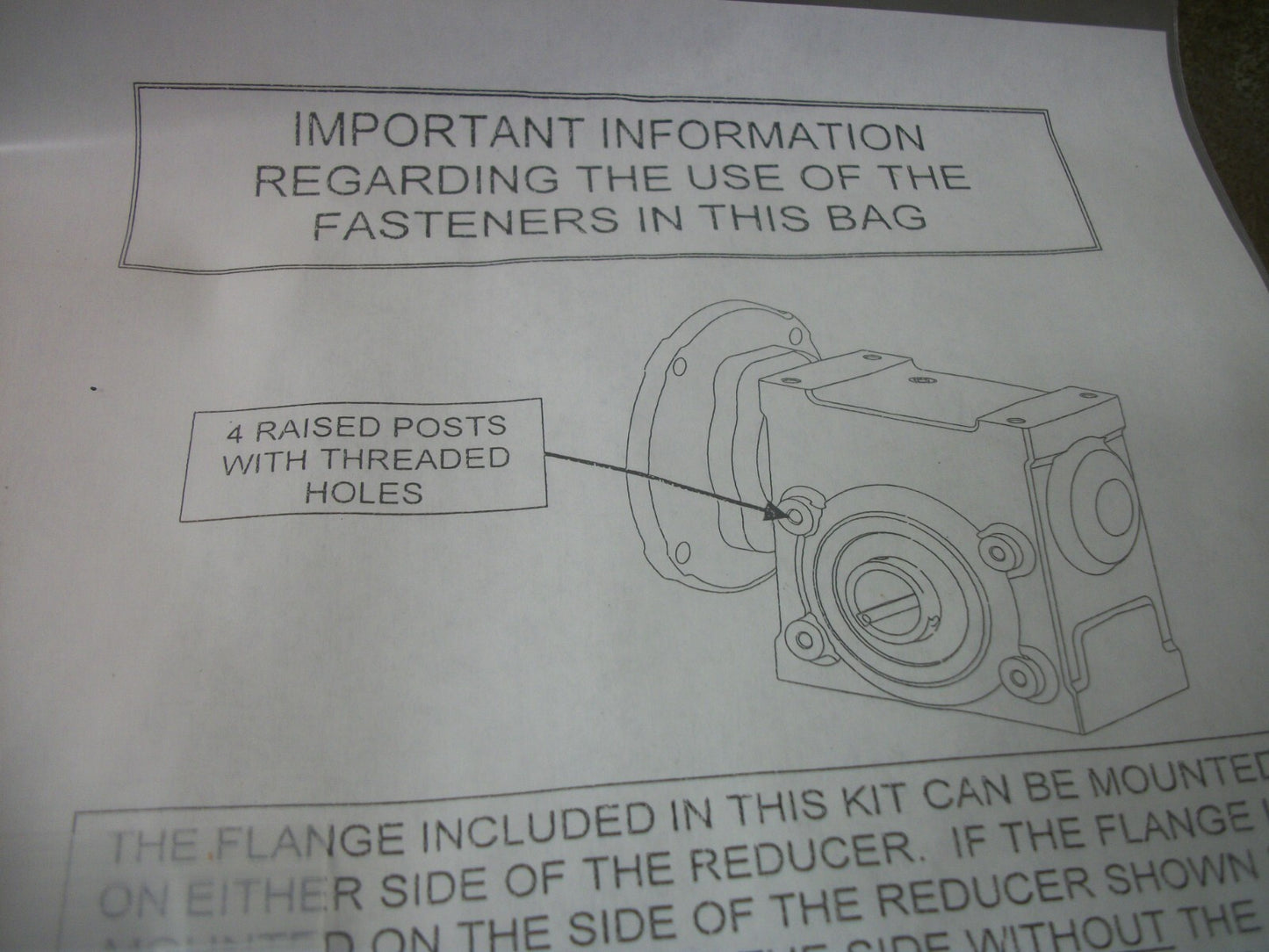 DODGE TIGEAR SIZE 17 2 OUTPUT FLANGE NIB