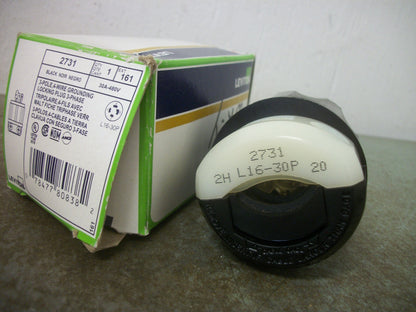 LEVITON PLUG 2731 30AMP 480VOLT 3POLE 4WIRE GROUND NIB