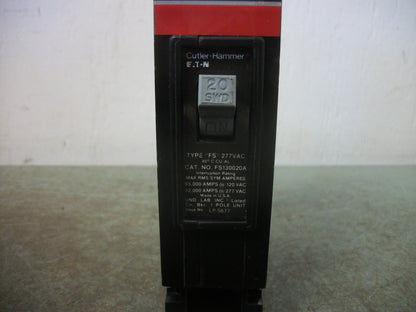 CUTLER-HAMMER FS CIRCUIT BREAKER FS130020A 20AMP 277VOLT 1POLE