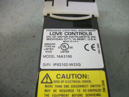 DWYER PROCESS CONTROL TEMPERATURE CONTROLLER 16A3150