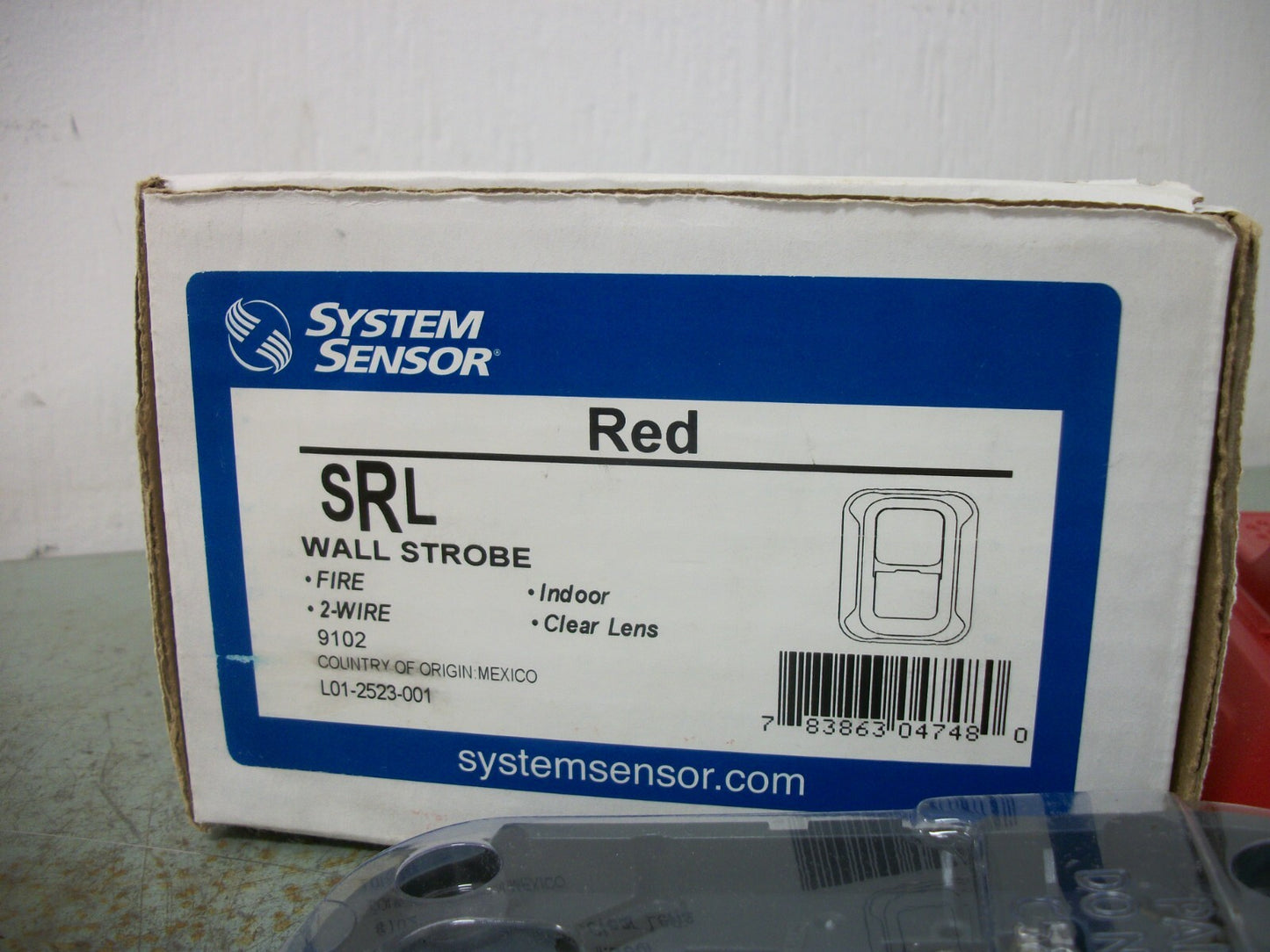 SYSTEM SENSOR RED FIRE WALL STROBE SRL NIB