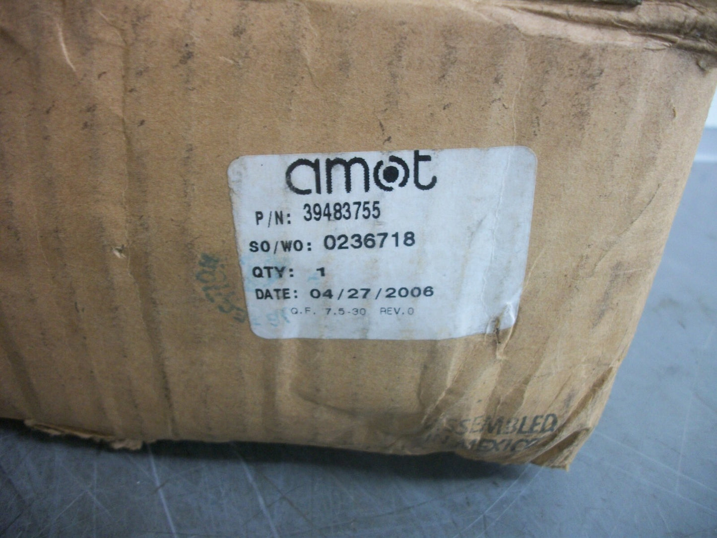 AMOT INGERSOLL-RAND 3-WAY PNEUMATIC VALVE 39483755 NIB