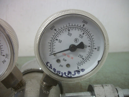 ADVANCED GAS EQUIPMENT PNEUMATIC PRESSURE REGULATOR LABE3125350 0-200PSI